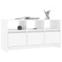 Hochglanzweißer TV-Schrank aus Sperrholz, 102 x 37,5 x 52,5 cm von vidaXL, TV-Möbel - Ref: Foro24-809806, Preis: 80,47 €, Rab...