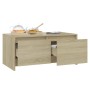 Mesa de centro madera de ingeniería roble Sonoma 90x50x41,5 cm de vidaXL, Mesas de centro - Ref: Foro24-809821, Precio: 59,79...