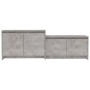 Mueble de TV madera contrachapada gris hormigón 146,5x35x50 cm de vidaXL, Muebles TV - Ref: Foro24-809813, Precio: 70,64 €, D...