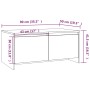 Mesa de centro madera de ingeniería roble Sonoma 90x50x41,5 cm de vidaXL, Mesas de centro - Ref: Foro24-809821, Precio: 59,79...