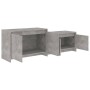 Concrete gray plywood TV cabinet 146.5x35x50 cm by vidaXL, TV Furniture - Ref: Foro24-809813, Price: 70,64 €, Discount: %