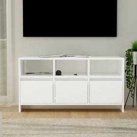 TV stand made of white plywood 102x37.5x52.5 cm by vidaXL, TV Furniture - Ref: Foro24-809800, Price: 87,17 €, Discount: %