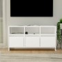 TV stand made of white plywood 102x37.5x52.5 cm by vidaXL, TV Furniture - Ref: Foro24-809800, Price: 87,06 €, Discount: %