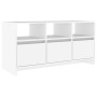 TV stand made of white plywood 102x37.5x52.5 cm by vidaXL, TV Furniture - Ref: Foro24-809800, Price: 87,06 €, Discount: %