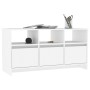 TV stand made of white plywood 102x37.5x52.5 cm by vidaXL, TV Furniture - Ref: Foro24-809800, Price: 87,06 €, Discount: %