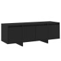 Black plywood TV cabinet 120x30x40.5 cm by vidaXL, TV Furniture - Ref: Foro24-809576, Price: 97,45 €, Discount: %