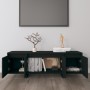 Black plywood TV cabinet 120x30x40.5 cm by vidaXL, TV Furniture - Ref: Foro24-809576, Price: 97,45 €, Discount: %