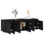 Black plywood TV cabinet 120x30x40.5 cm by vidaXL, TV Furniture - Ref: Foro24-809576, Price: 97,45 €, Discount: %