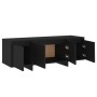 Black plywood TV cabinet 120x30x40.5 cm by vidaXL, TV Furniture - Ref: Foro24-809576, Price: 97,45 €, Discount: %