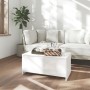 Glossy white plywood coffee table 90x50x41.5 cm by vidaXL, Coffee table - Ref: Foro24-809824, Price: 59,25 €, Discount: %