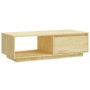 Mesa de centro de madera maciza de pino 110x50x33,5 cm de vidaXL, Mesas de centro - Ref: Foro24-809882, Precio: 54,78 €, Desc...