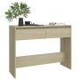 Sonoma oak engineered wood console table 100x35x76.5 cm by vidaXL, Side tables - Ref: Foro24-809839, Price: 67,52 €, Discount: %