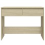 Mesa consola madera de ingeniería roble Sonoma 100x35x76,5 cm de vidaXL, Mesas auxiliares - Ref: Foro24-809839, Precio: 66,99...