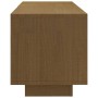 Mueble de TV de madera maciza pino marrón miel 110x30x33,5 cm de vidaXL, Muebles TV - Ref: Foro24-809891, Precio: 61,23 €, De...