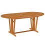 Garden table solid eucalyptus wood 200x100x75 cm by vidaXL, Garden tables - Ref: Foro24-316072, Price: 251,33 €, Discount: %