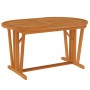 Garden table solid eucalyptus wood 200x100x75 cm by vidaXL, Garden tables - Ref: Foro24-316072, Price: 251,33 €, Discount: %