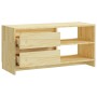 Mueble de TV madera maciza de pino 80x31x39 cm de vidaXL, Muebles TV - Ref: Foro24-809894, Precio: 61,99 €, Descuento: %