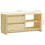 Mueble de TV madera maciza de pino 80x31x39 cm de vidaXL, Muebles TV - Ref: Foro24-809894, Precio: 61,99 €, Descuento: %