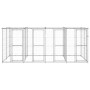 Outdoor steel dog kennel with a roof, 9.68 m² by vidaXL, Dog kennels and fences - Ref: Foro24-3082273, Price: 643,27 €, Disco...