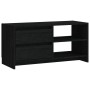 Mueble de TV de madera maciza de pino negro 80x31x39 cm de vidaXL, Muebles TV - Ref: Foro24-809898, Precio: 65,81 €, Descuent...