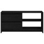 Mueble de TV de madera maciza de pino negro 80x31x39 cm de vidaXL, Muebles TV - Ref: Foro24-809898, Precio: 65,81 €, Descuent...