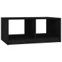 Mesa de centro de madera maciza de pino negra 75x50x33,5 cm de vidaXL, Mesas de centro - Ref: Foro24-809910, Precio: 48,76 €,...