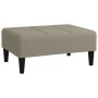 Light gray velvet footstool 78x56x32 cm by vidaXL, Ottomans - Ref: Foro24-337758, Price: 80,33 €, Discount: %