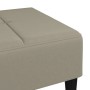 Light gray velvet footstool 78x56x32 cm by vidaXL, Ottomans - Ref: Foro24-337758, Price: 80,33 €, Discount: %