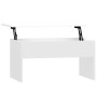 Mesa de centro contrachapada blanco brillo 80x50,5x41,5 cm de vidaXL, Mesas de centro - Ref: Foro24-809644, Precio: 76,22 €, ...