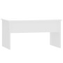 Glossy white plywood coffee table 80x50.5x41.5 cm by vidaXL, Coffee table - Ref: Foro24-809644, Price: 79,40 €, Discount: %