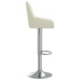 Kitchen stools 2 units of cream fabric by vidaXL, Kitchen stools - Ref: Foro24-339445, Price: 122,40 €, Discount: %