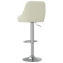 Kitchen stools 2 units of cream fabric by vidaXL, Kitchen stools - Ref: Foro24-339445, Price: 122,40 €, Discount: %