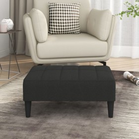 Black fabric footstool 78x56x32 cm by vidaXL, Ottomans - Ref: Foro24-337778, Price: 76,99 €, Discount: %