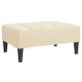 Cream velvet footstool 78x56x32 cm by vidaXL, Ottomans - Ref: Foro24-337798, Price: 82,90 €, Discount: %