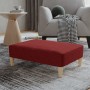 Red fabric footstool 78x56x32 cm by vidaXL, Ottomans - Ref: Foro24-337808, Price: 59,46 €, Discount: %