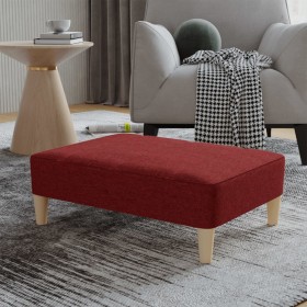 Red fabric footstool 78x56x32 cm by vidaXL, Ottomans - Ref: Foro24-337808, Price: 59,99 €, Discount: %