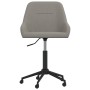 Light Gray Velvet Swivel Office Chair by vidaXL, Office chairs - Ref: Foro24-339469, Price: 79,10 €, Discount: %