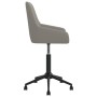 Light Gray Velvet Swivel Office Chair by vidaXL, Office chairs - Ref: Foro24-339469, Price: 79,10 €, Discount: %