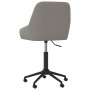 Light Gray Velvet Swivel Office Chair by vidaXL, Office chairs - Ref: Foro24-339469, Price: 79,10 €, Discount: %