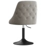 Light Gray Velvet Kitchen Stool by vidaXL, Kitchen stools - Ref: Foro24-339475, Price: 87,99 €, Discount: %