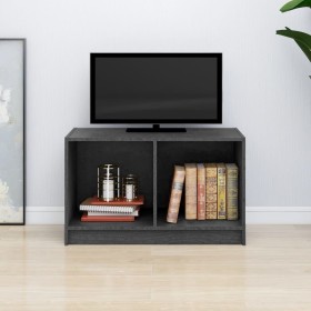 Gray pine solid wood TV cabinet 70x33x42 cm by vidaXL, TV Furniture - Ref: Foro24-809944, Price: 33,99 €, Discount: %