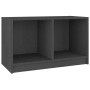 Gray pine solid wood TV cabinet 70x33x42 cm by vidaXL, TV Furniture - Ref: Foro24-809944, Price: 33,46 €, Discount: %