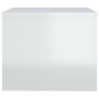 Plywood white glossy coffee table 80x50x40 cm by vidaXL, Coffee table - Ref: Foro24-809662, Price: 67,80 €, Discount: %