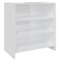 Glossy white plywood sideboard 70x40.5x75 cm by vidaXL, Sideboards - Ref: Foro24-809761, Price: 55,99 €, Discount: %