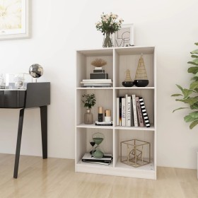 Solid white pine wood shelf 70x33x110 cm by vidaXL, Bookcases and shelves - Ref: Foro24-809955, Price: 89,99 €, Discount: %