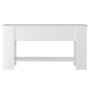 Glossy white plywood coffee table 101x49x52 cm by vidaXL, Coffee table - Ref: Foro24-809707, Price: 79,68 €, Discount: %