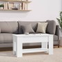 Glossy white plywood coffee table 101x49x52 cm by vidaXL, Coffee table - Ref: Foro24-809707, Price: 79,68 €, Discount: %