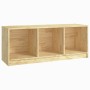 Solid pine wood TV cabinet 104x33x41 cm by vidaXL, TV Furniture - Ref: Foro24-809960, Price: 56,80 €, Discount: %