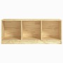 Solid pine wood TV cabinet 104x33x41 cm by vidaXL, TV Furniture - Ref: Foro24-809960, Price: 56,80 €, Discount: %