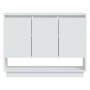 Aparador de madera contrachapada blanco 97x31x75 cm de vidaXL, Aparadores - Ref: Foro24-809530, Precio: 77,94 €, Descuento: %